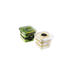 Transparent disposable clear plastic cupcake boxes container